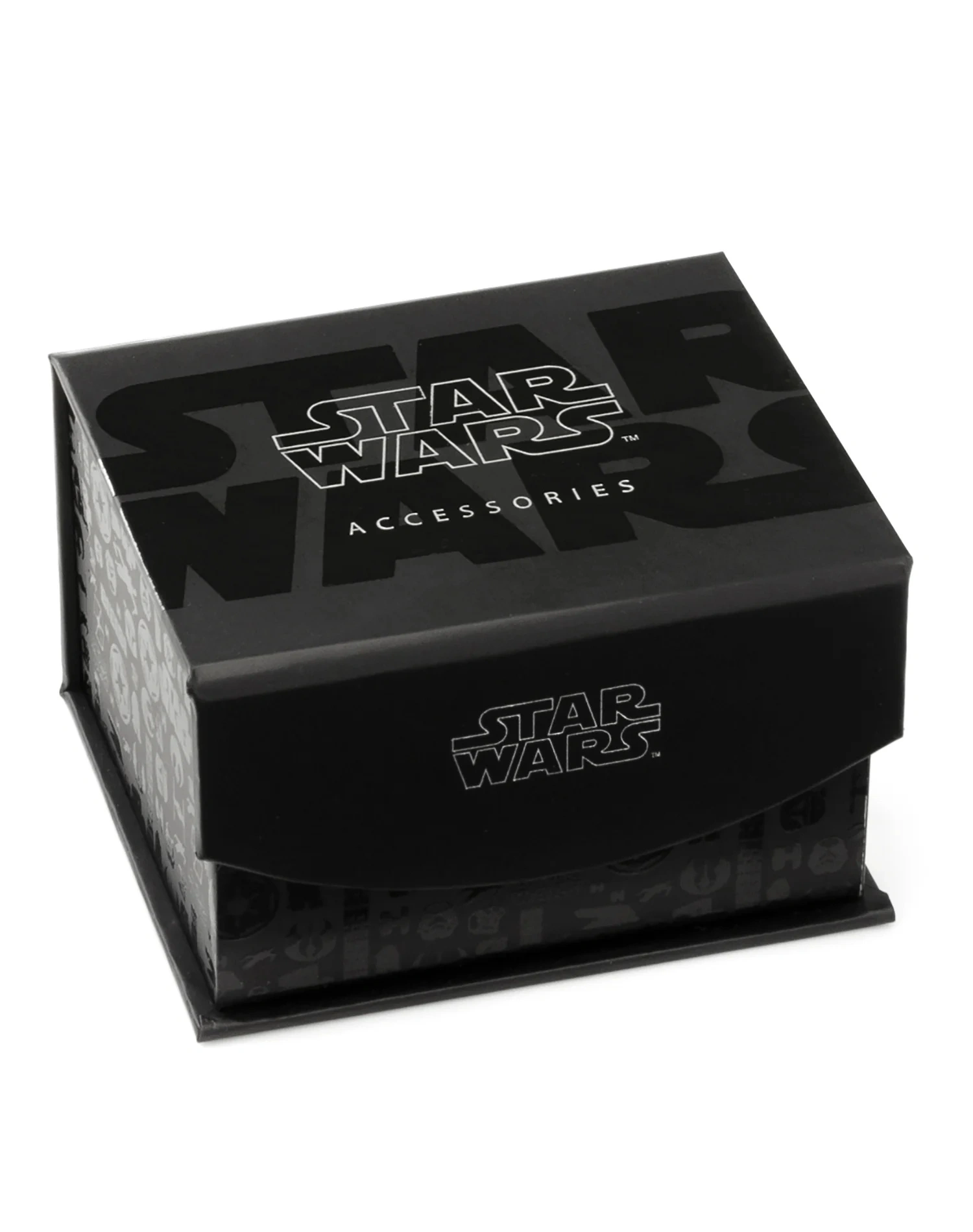 Darth Vader's Darkest Charm: 3D Black Satin Cufflinks, Feel the Force!