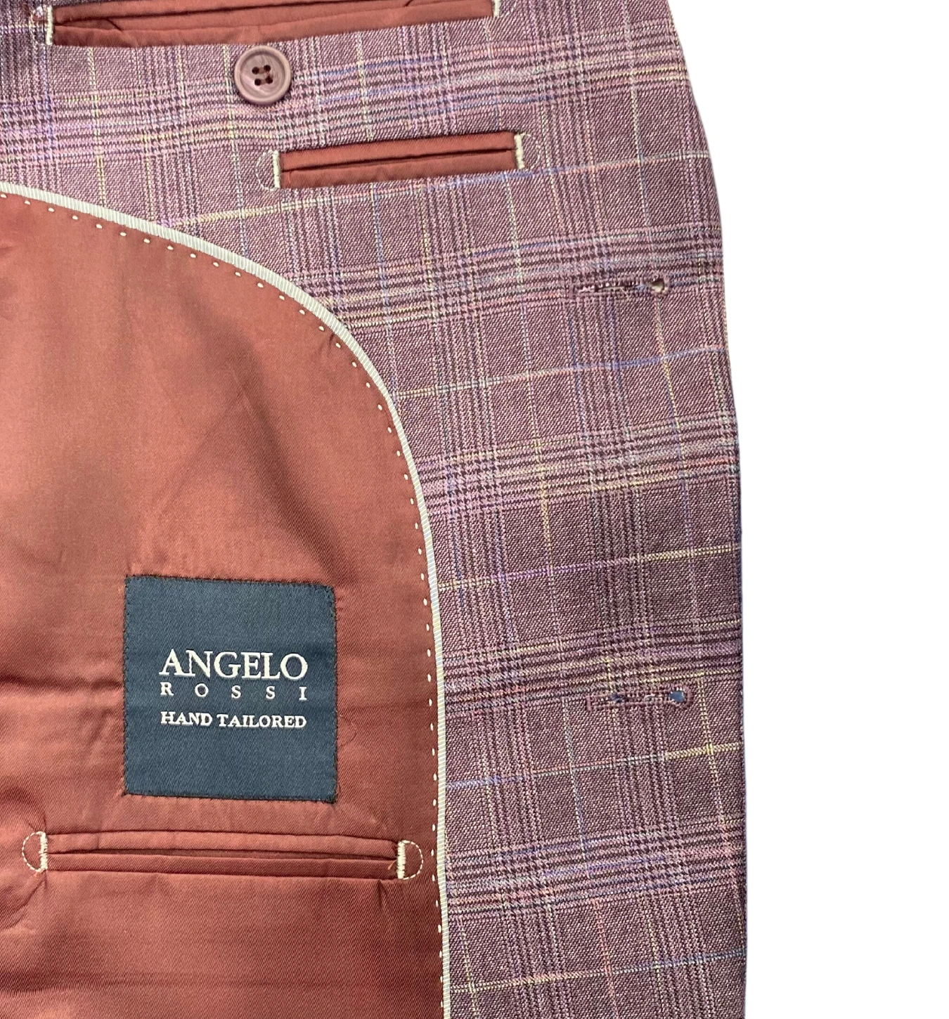Lavender Dream: Angelo Rossi's Modern Fit Suit, a touch of effortless style for the discerning gent.